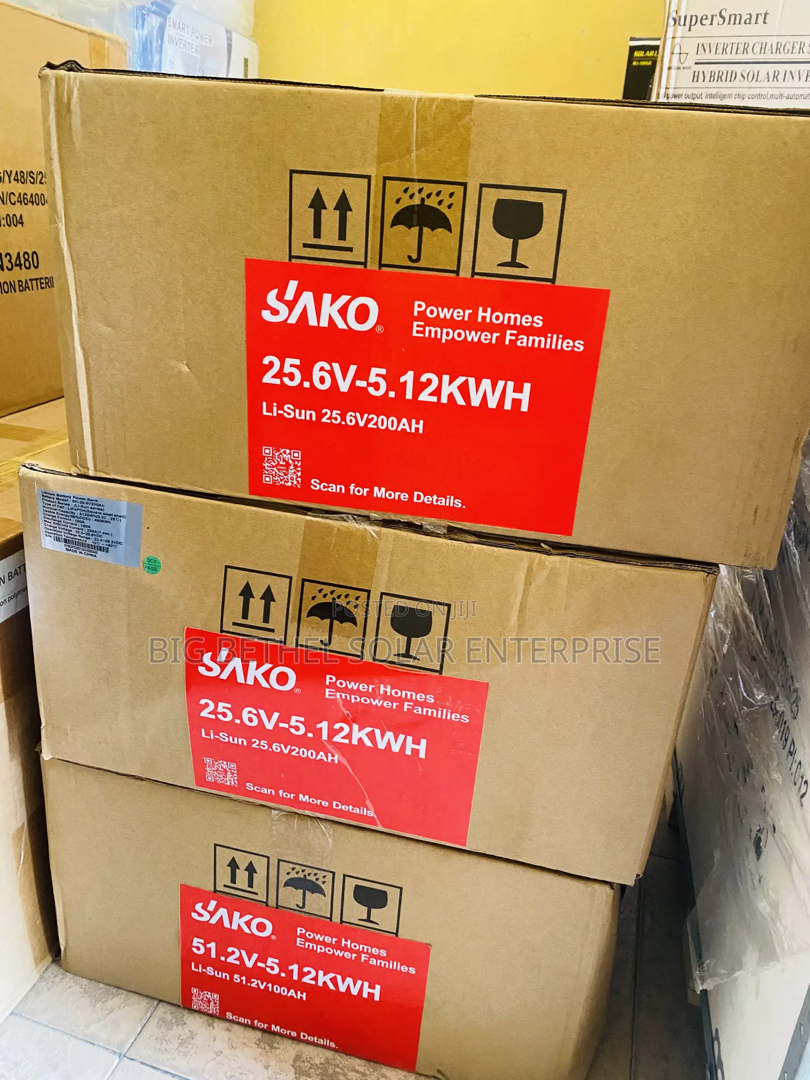 5kwh 24v 150ah Solar Lithium Battery