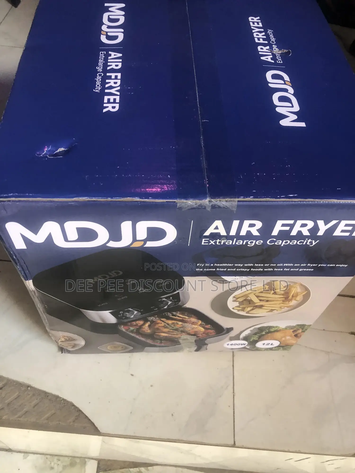 Md/Jd 12l Large Capacity Air Fryer - 1400w Oil Free Healthy Cooker