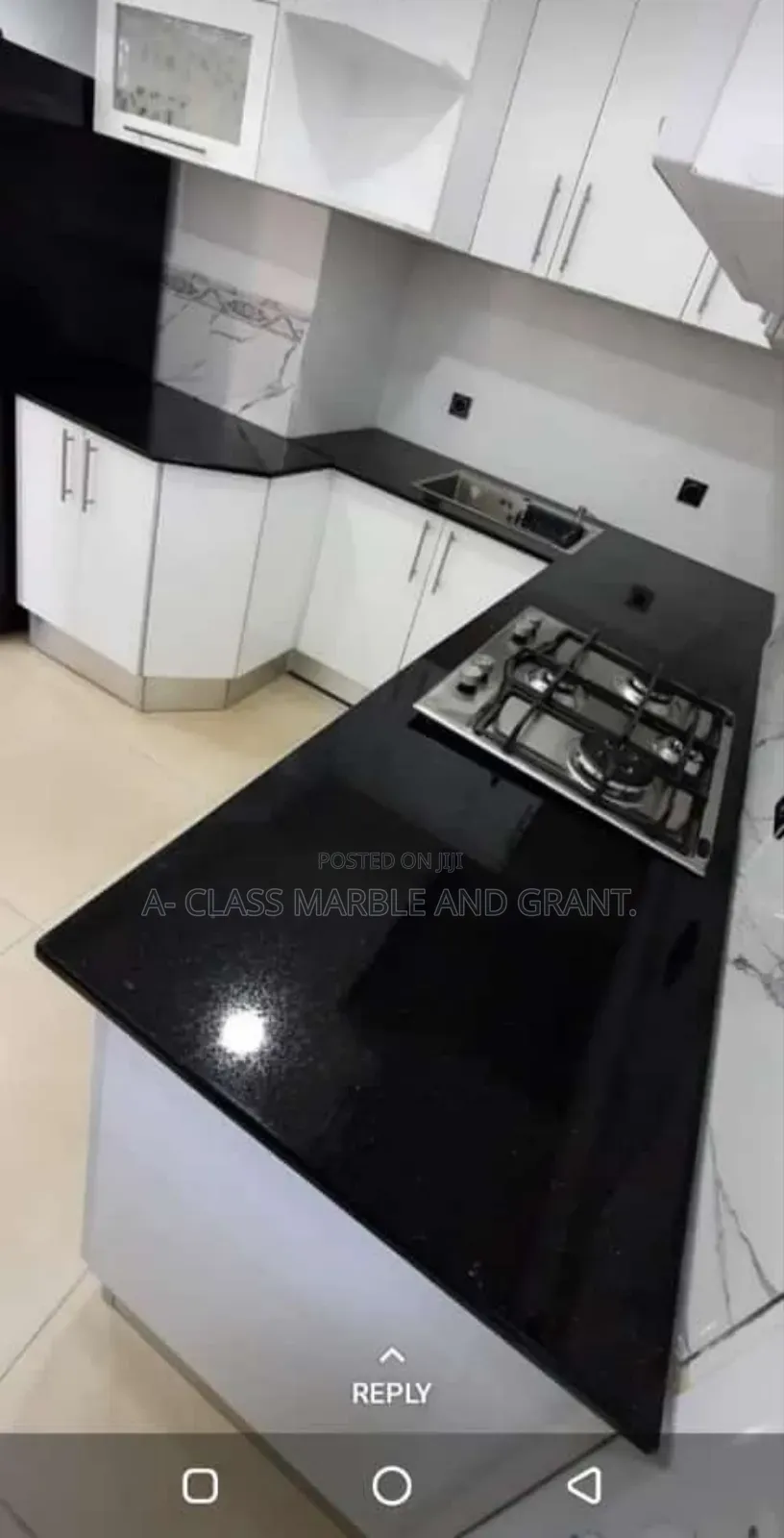 Stone Black Granite Marble