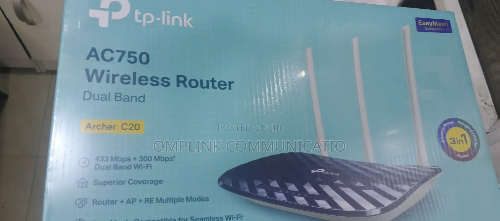 Ac750 Wireless Router Dual Band Archer C20