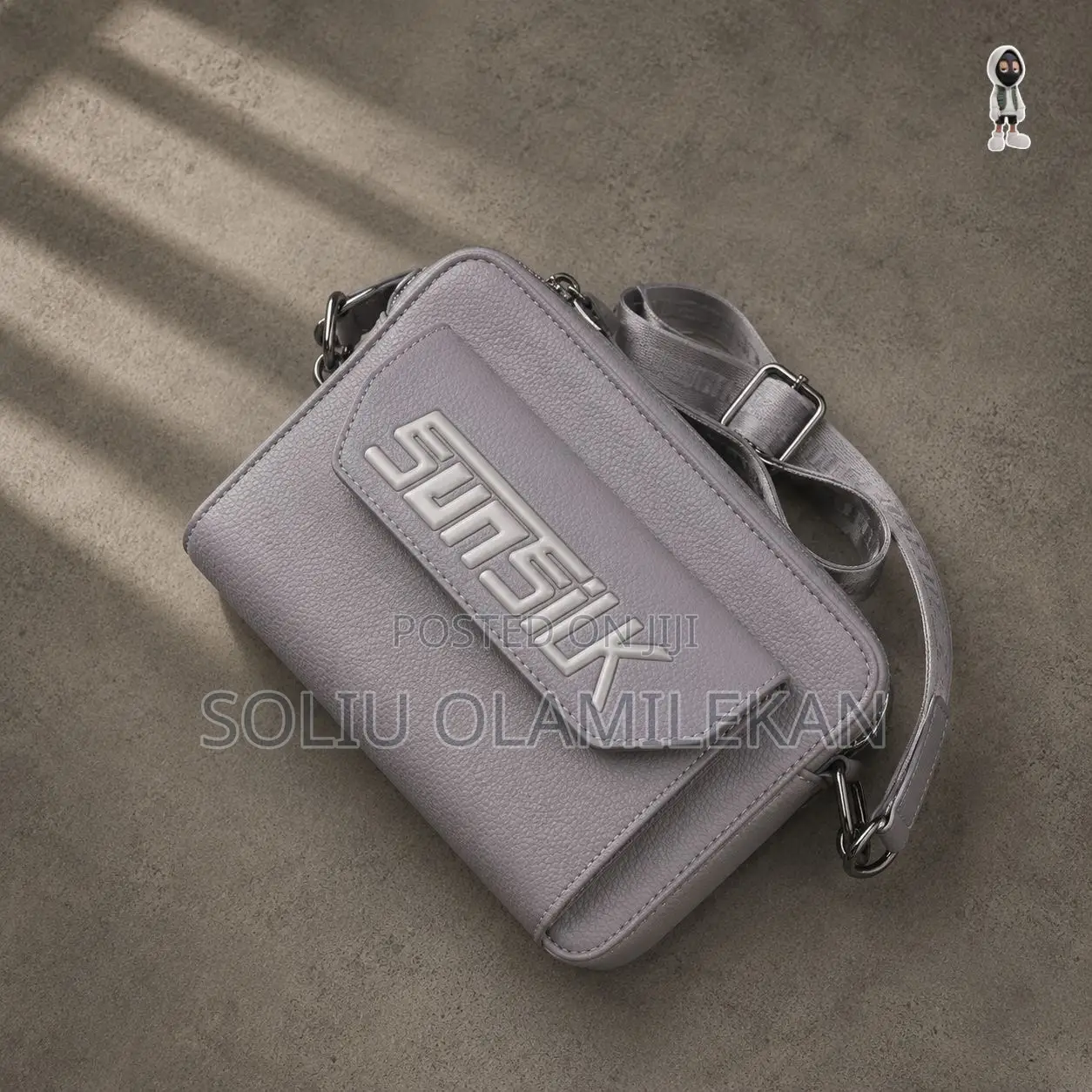 *Shoulder Bag Men's Original Niche Design Crossbody Bag Retro