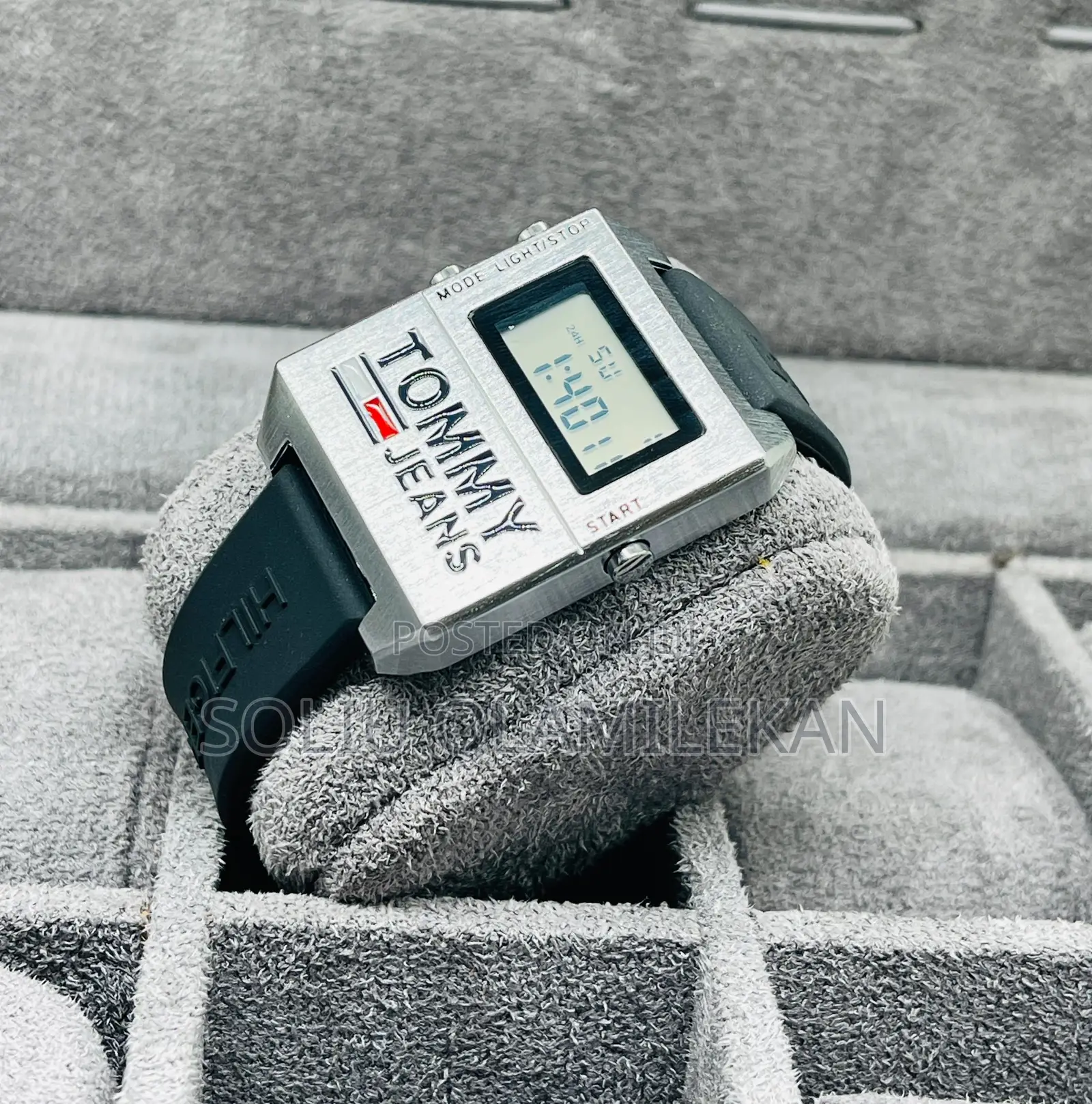 Tommy Hilfiger Silicone Digital Rubber Wristwatch` *