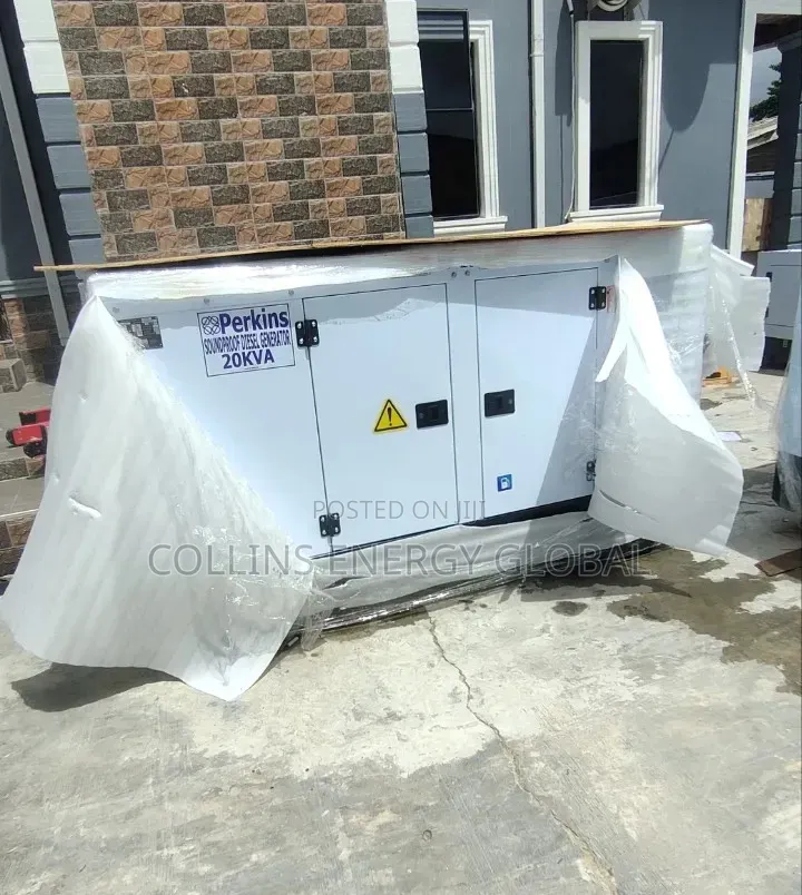 20kva Brand New Uk Perkins Soundproof Copper Coil Generator