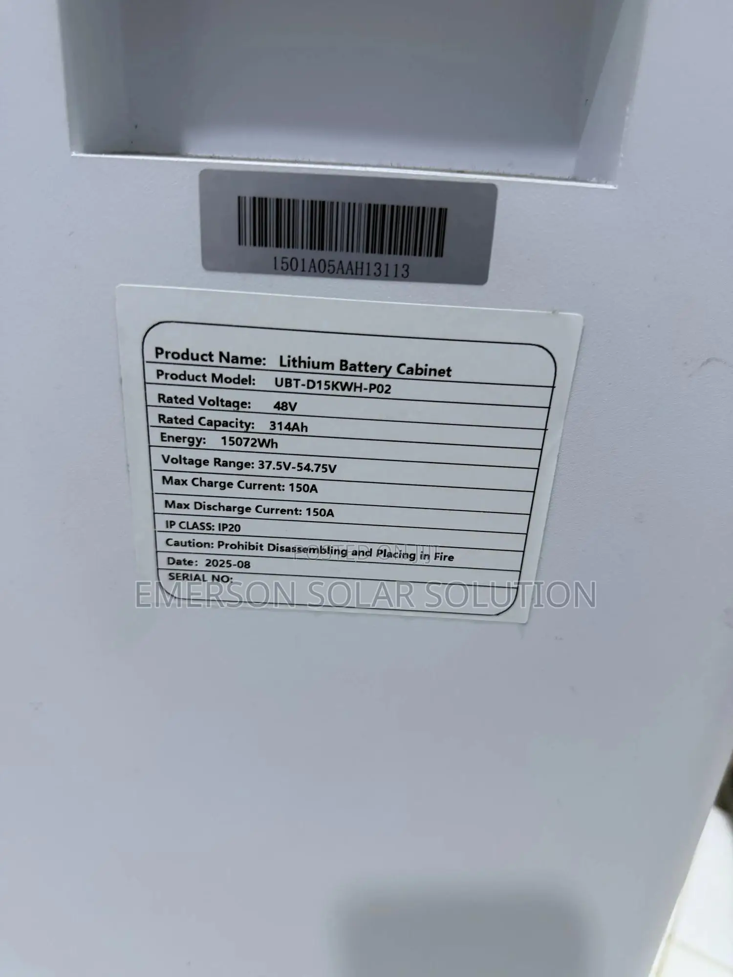 15kwh 48v Ubetter Lithium Battery