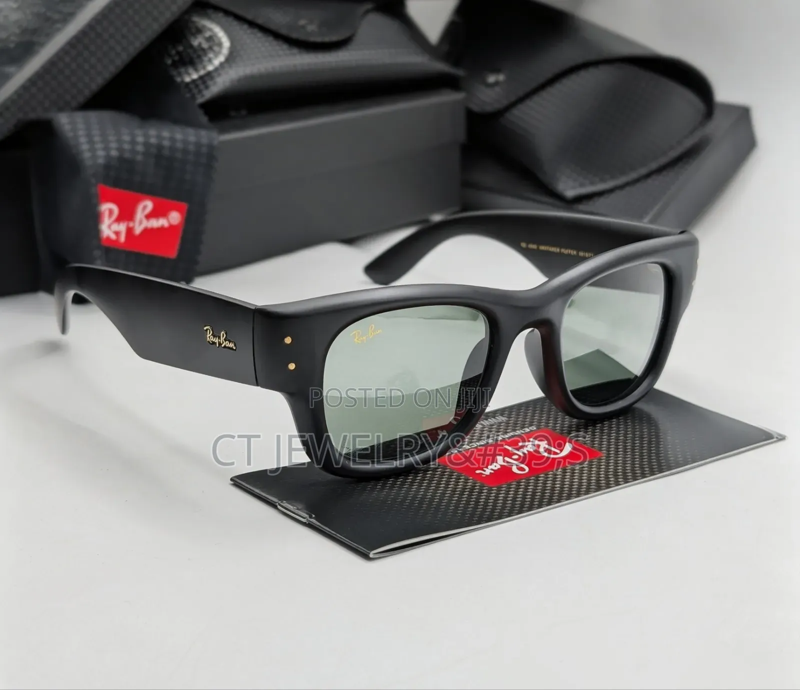 Ray-Ban Puffer Bold Thick Frame Sunglasses Statement Style 4 Men Women