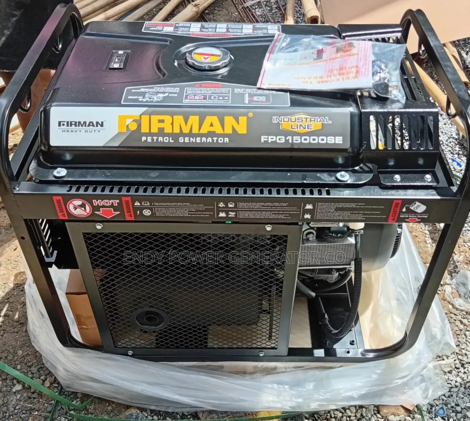 Heavy Duty Double Cylinder Subaru Fireman Petrol Generator
