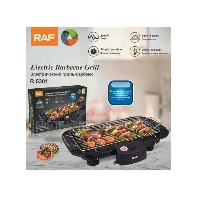 Raf 2000w BBQ Electric Grill Plate