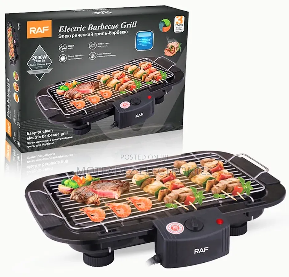 Raf 2000w BBQ Electric Grill Plate