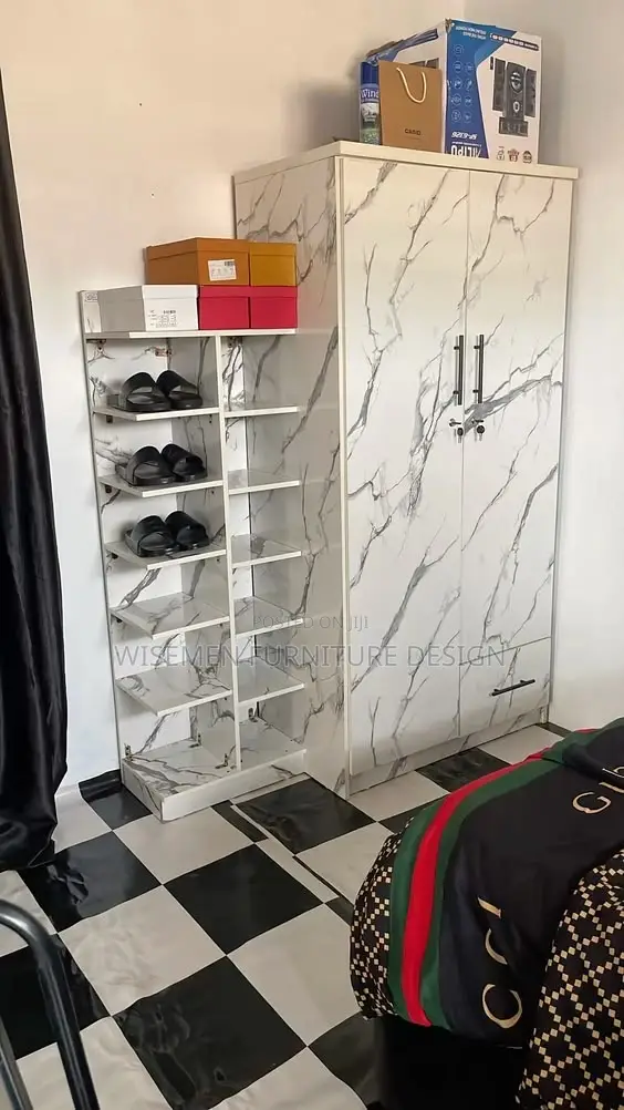 Two Doors Wardrobe and Shoe Rack