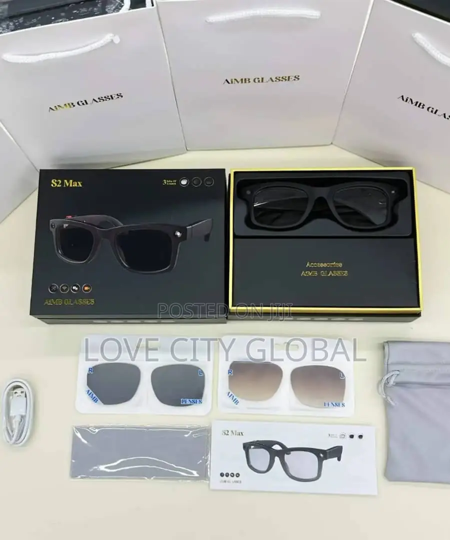 Aimb S2 Smart Glass 8mp Hd Camera Ai Translation Chatgpt 3 Lens