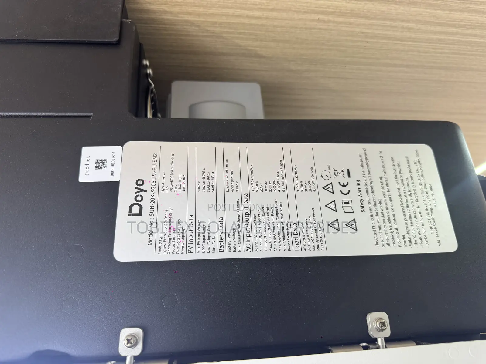 Deye Hybrid Solar Inverter 20kva