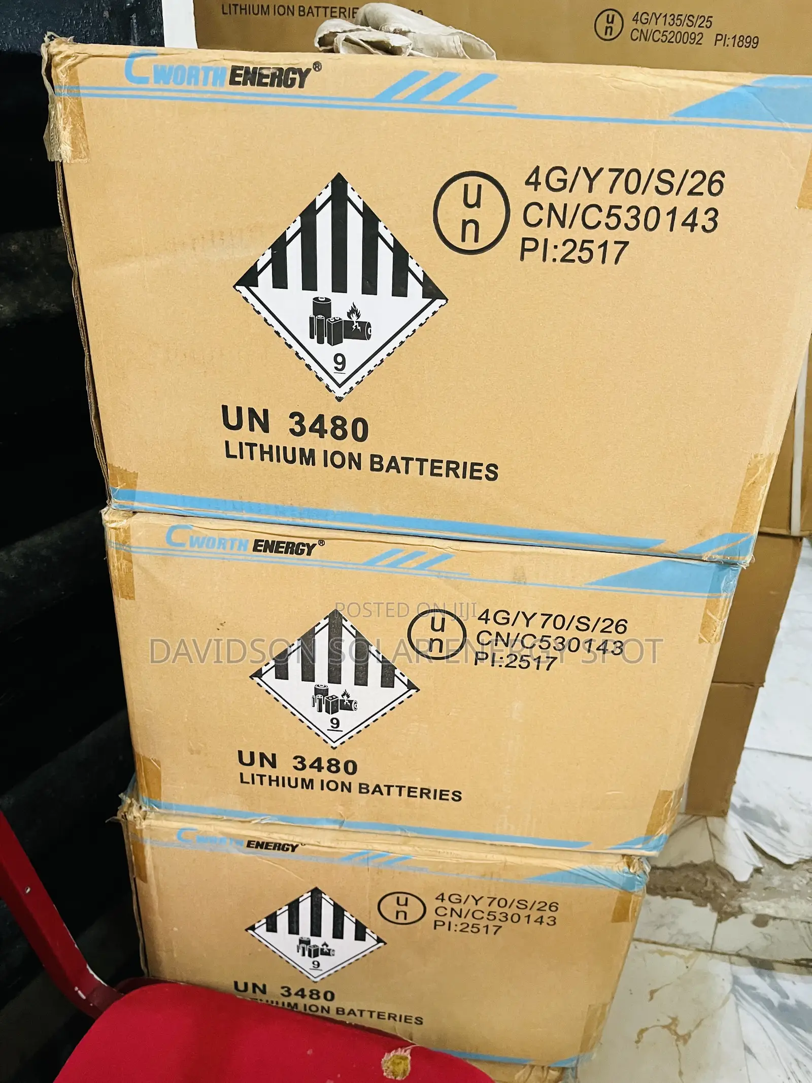7.5kwh 24v Cwroth Solar Lithium Ion Batteries