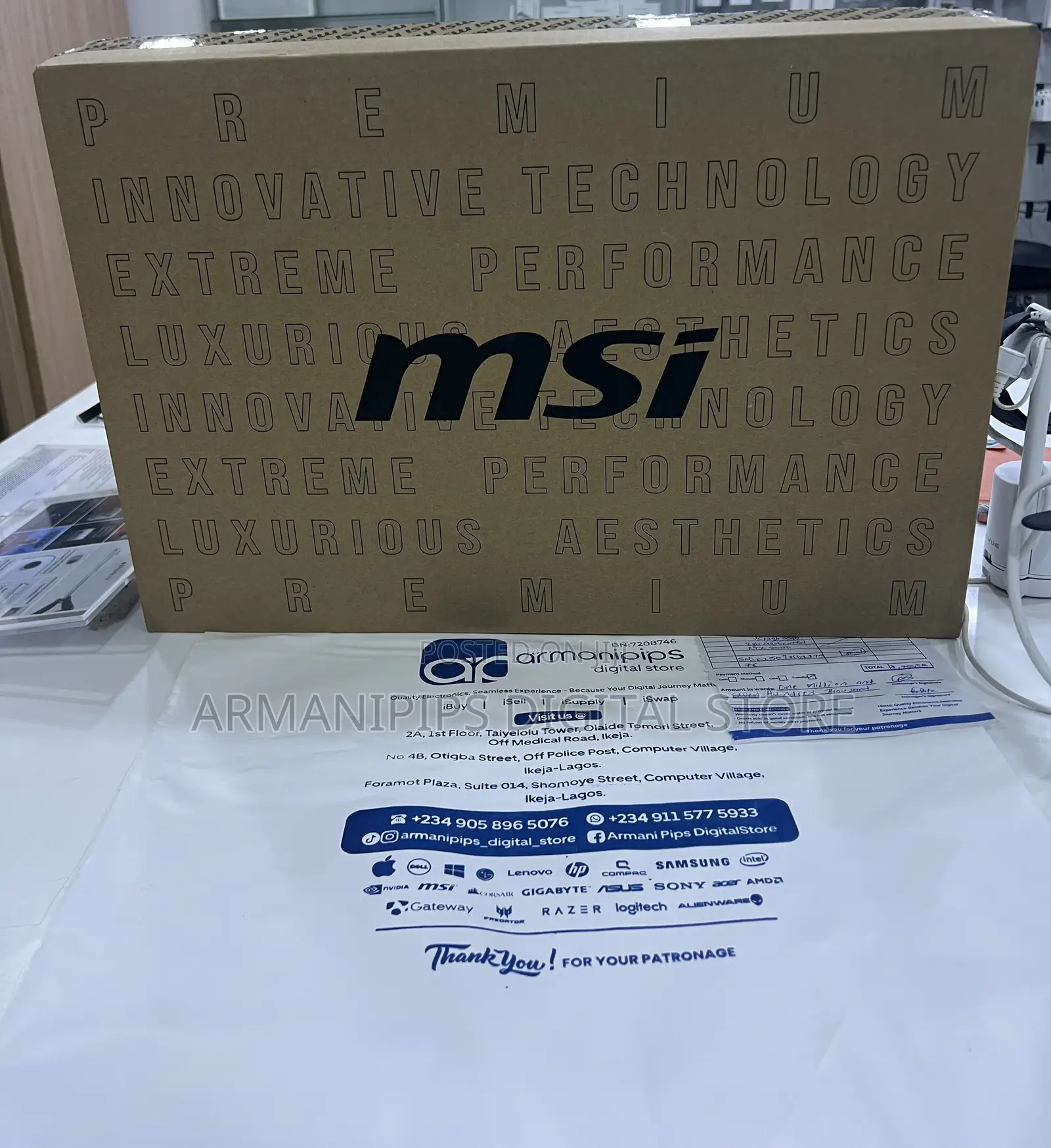 New Laptop MSI Cyborg 15 16GB Intel Core i7 SSD 512GB