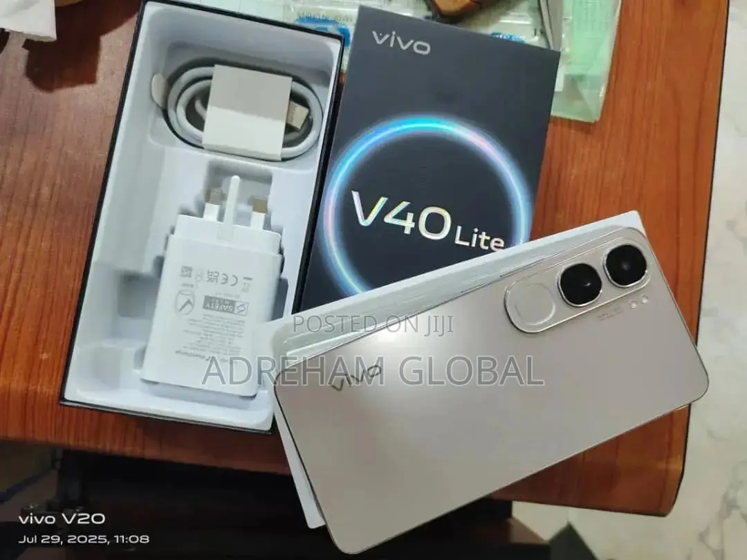 New Vivo V40 Lite 256 GB Rose Gold