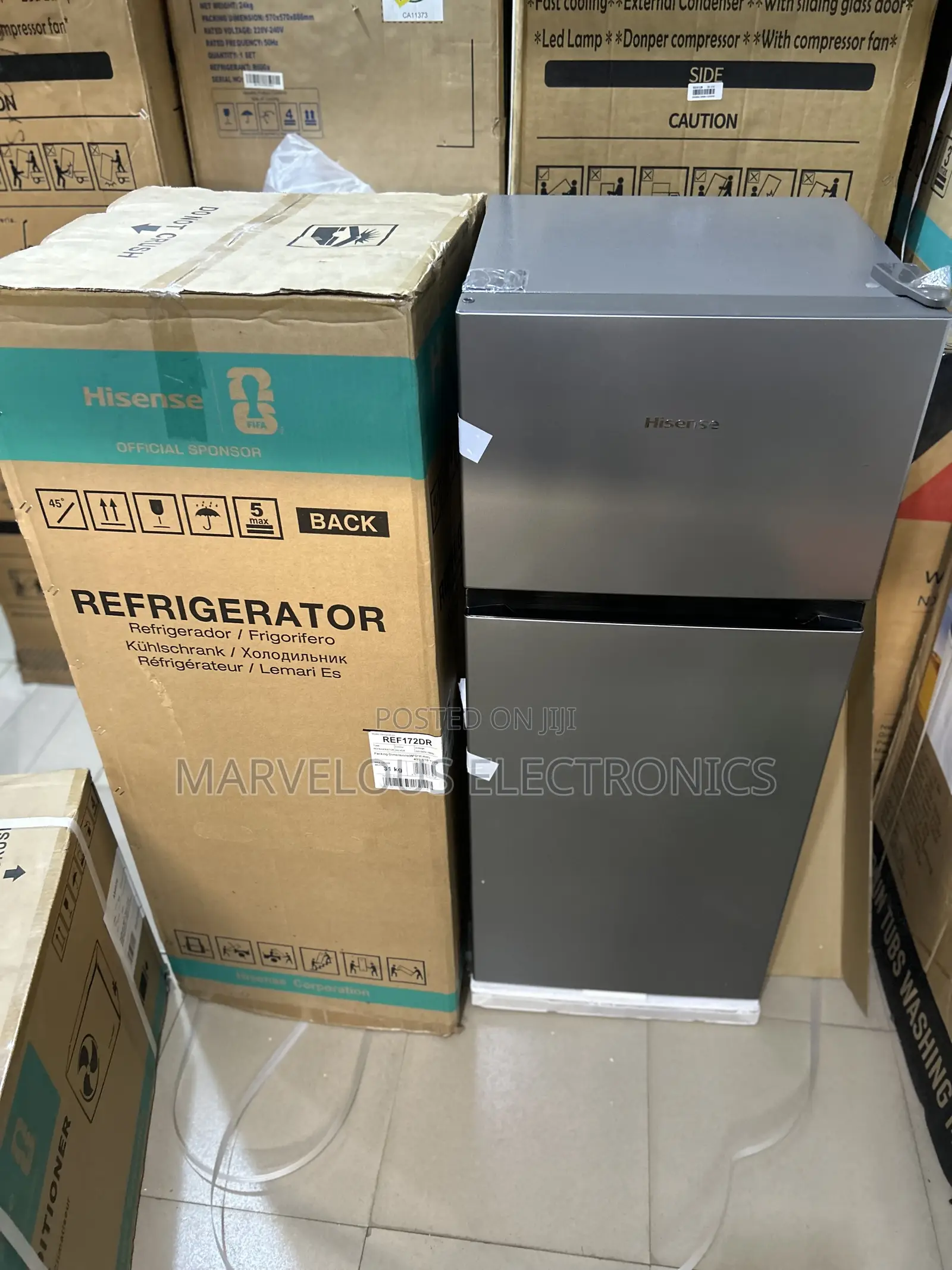Brand New Hisense Double Door Original Full Copper Engine