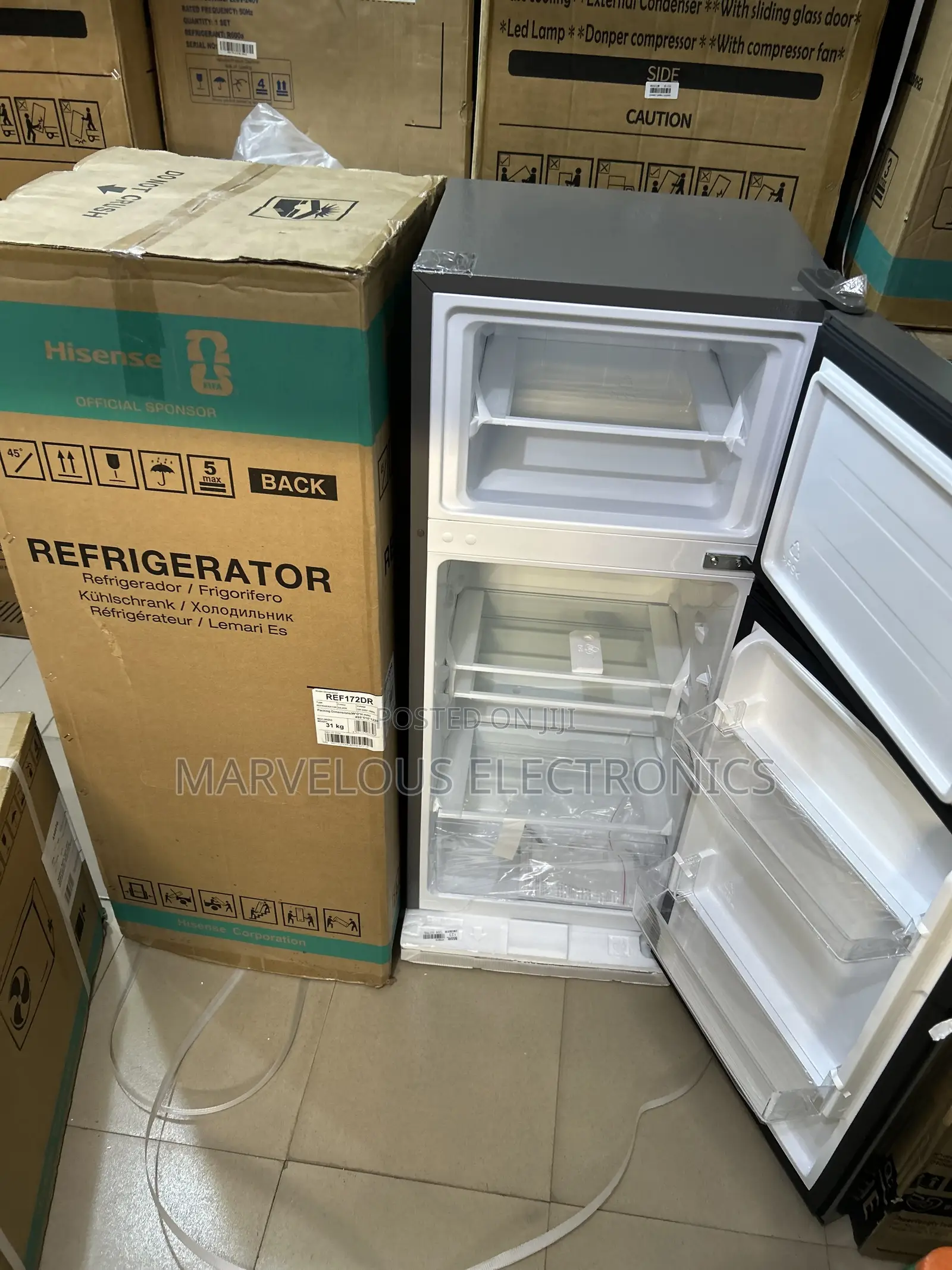 Brand New Hisense Double Door Original Full Copper Engine