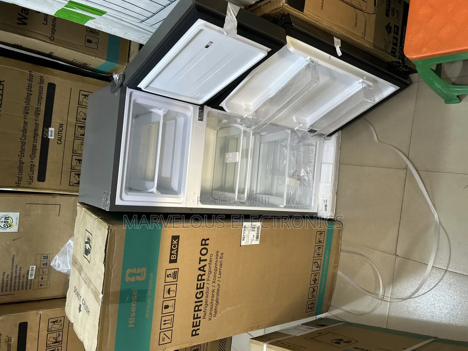 Brand New Hisense Double Door Original Full Copper Engine