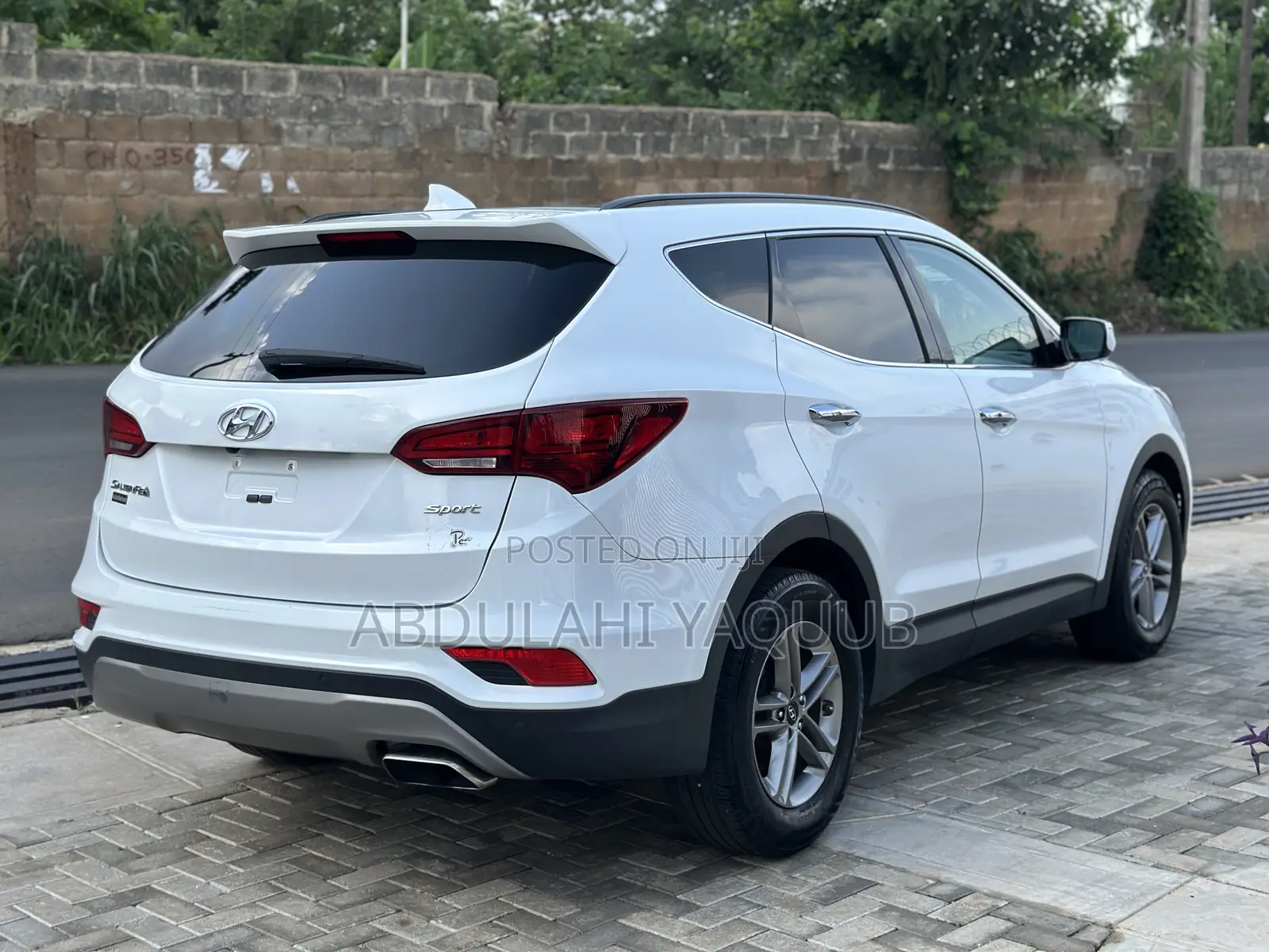 Hyundai Santa Fe 2017 White