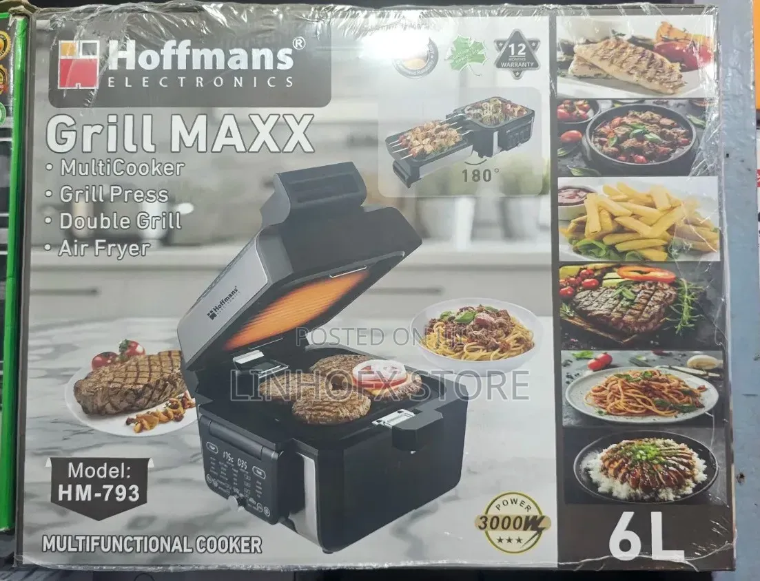 Hoffman's Electronic Multi Purpose Grill Maxx(6l)