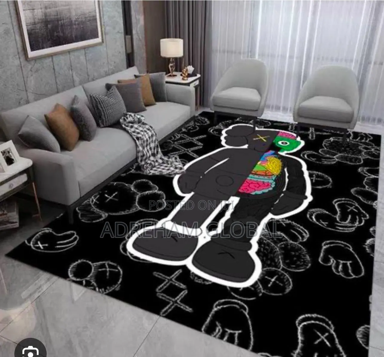 Living Room Center Rug -Medium
