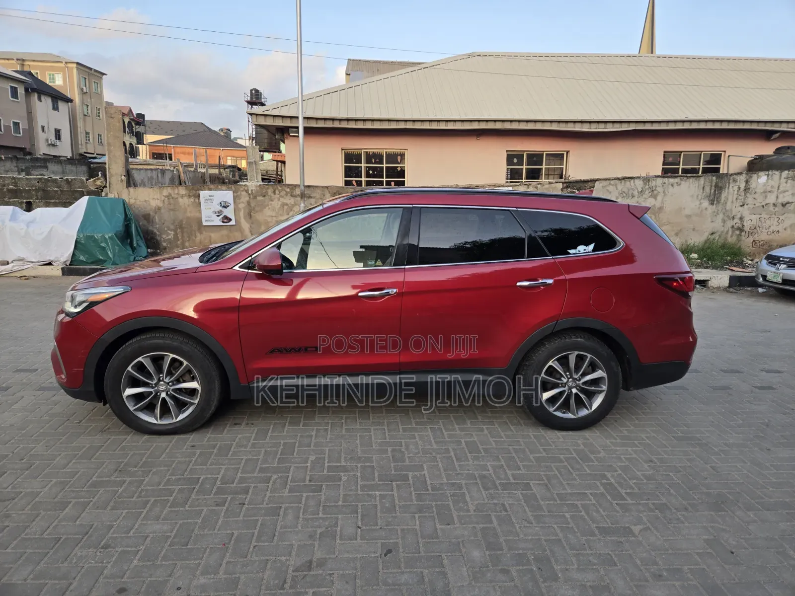Hyundai Santa Fe SE AWD 2017 Red