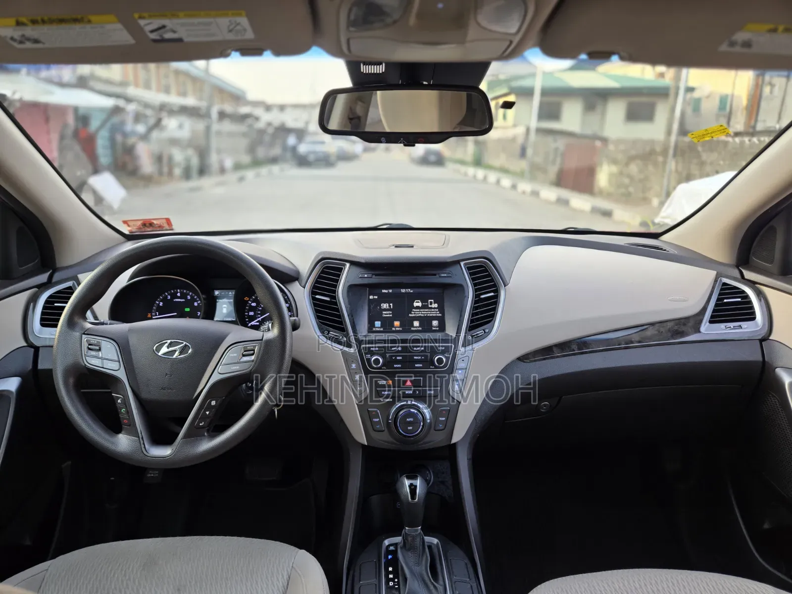 Hyundai Santa Fe SE AWD 2017 Red