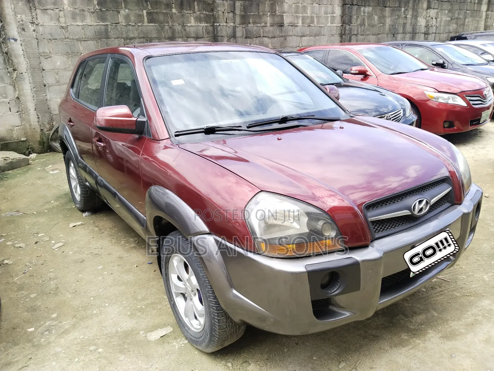 Hyundai Tucson 2008 Red