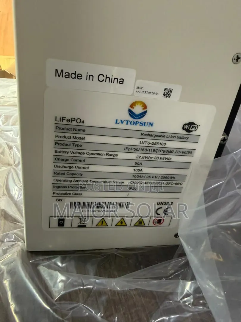 2.5kwh 24v Lvtipsun Lithium Battery