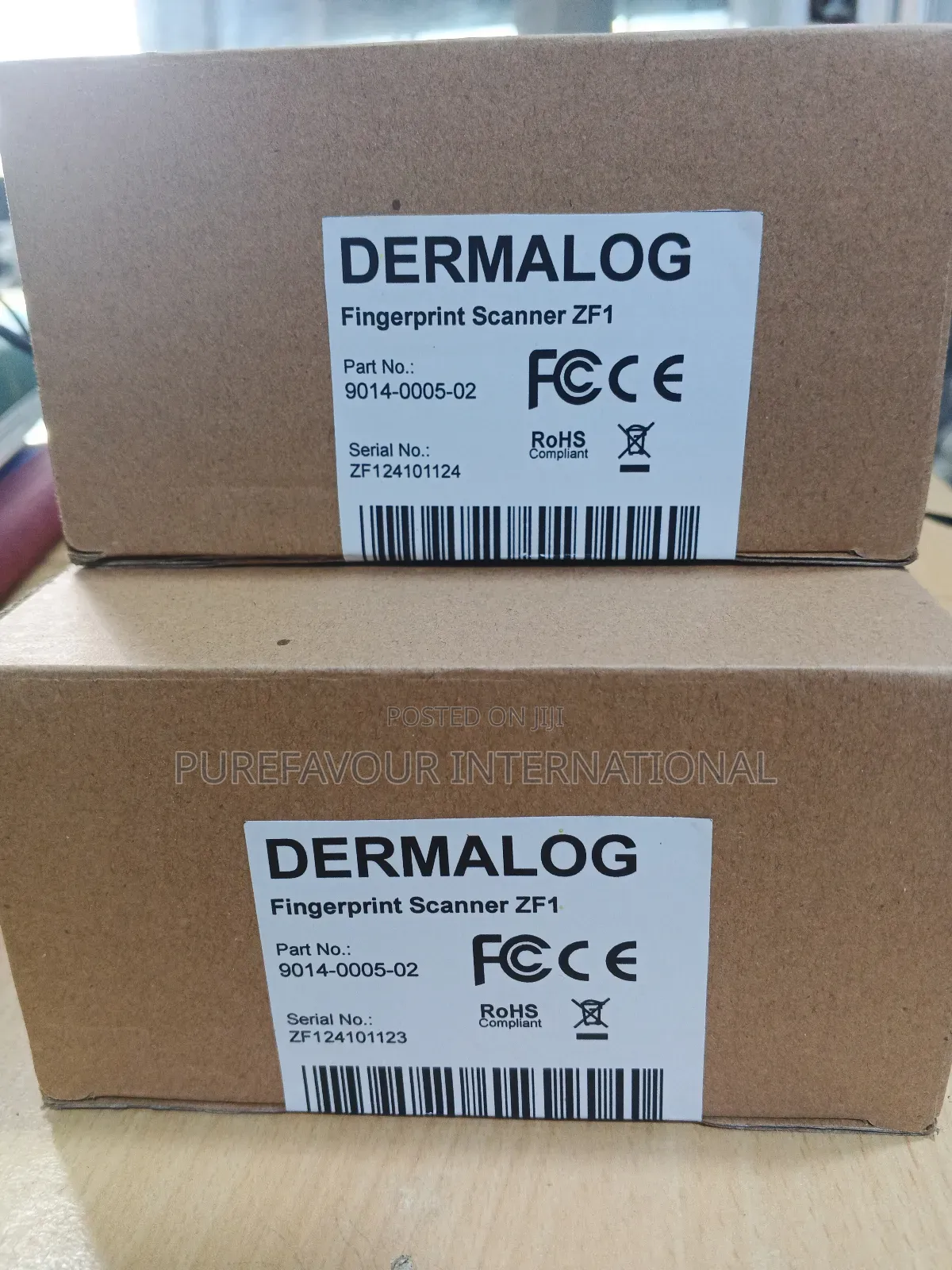 Uk Used Dermalog Zf1 USB Fingerprint Scanner – Optical, High-Security
