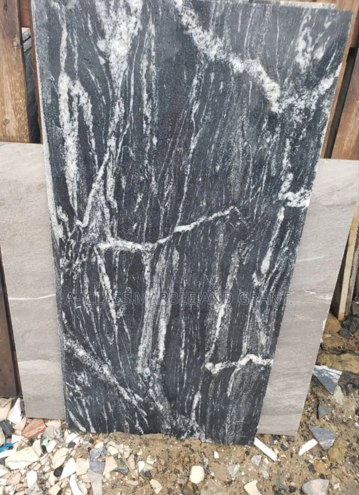 120x60 Black Juprano Granite 1cm Thickness