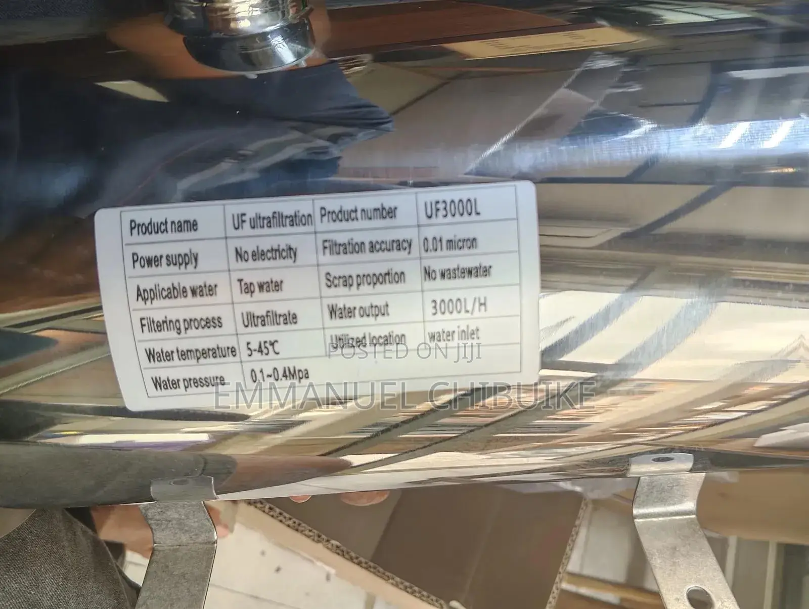 Ultra Filteration (Uf) 3000 Liter