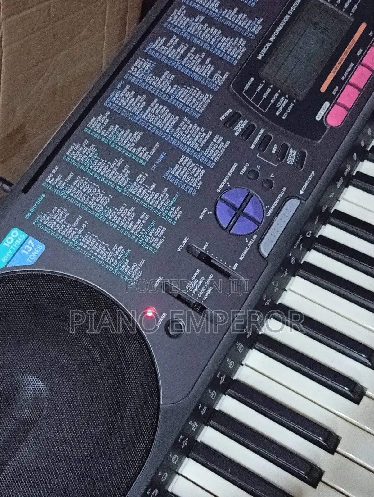 Casio CTK-620l  Smart Lighted Keys Great Sound