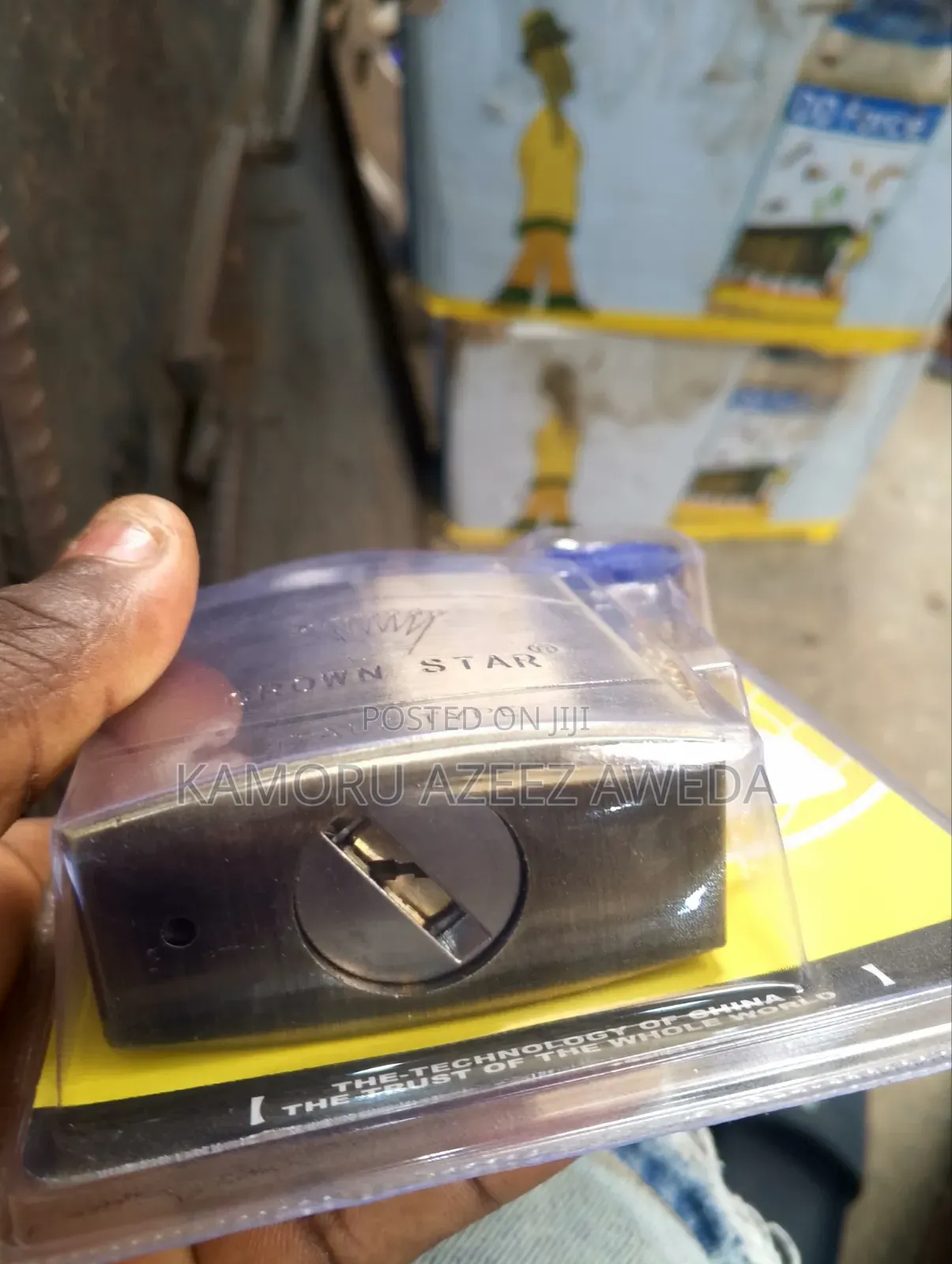 Craw Star Padlock Italian Type Anti Rust