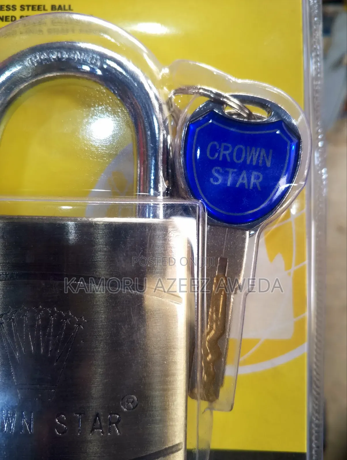 Craw Star Padlock Italian Type Anti Rust