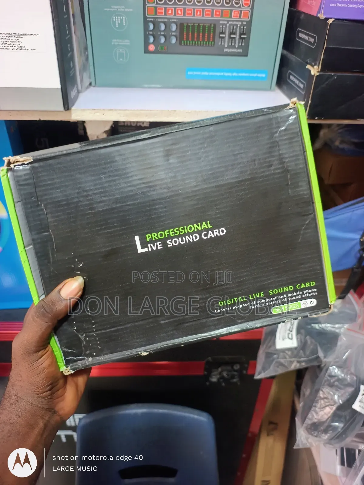 Professional Live Sound Card