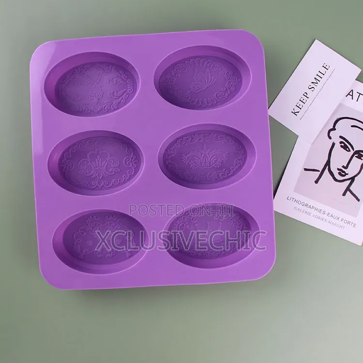 Silicone Soap Mold for Soap, Chocolate Bars, Cakes.
