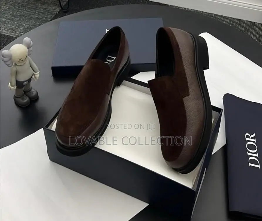 Dior Men’S Leather Suede Loafers