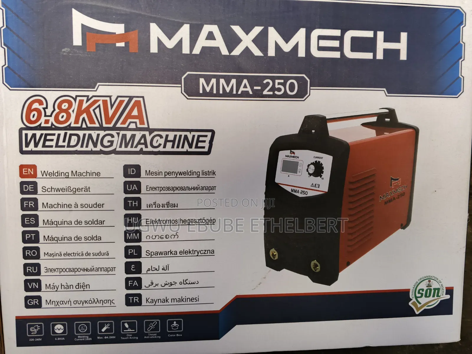 Maxemech Welding Machine 250amps