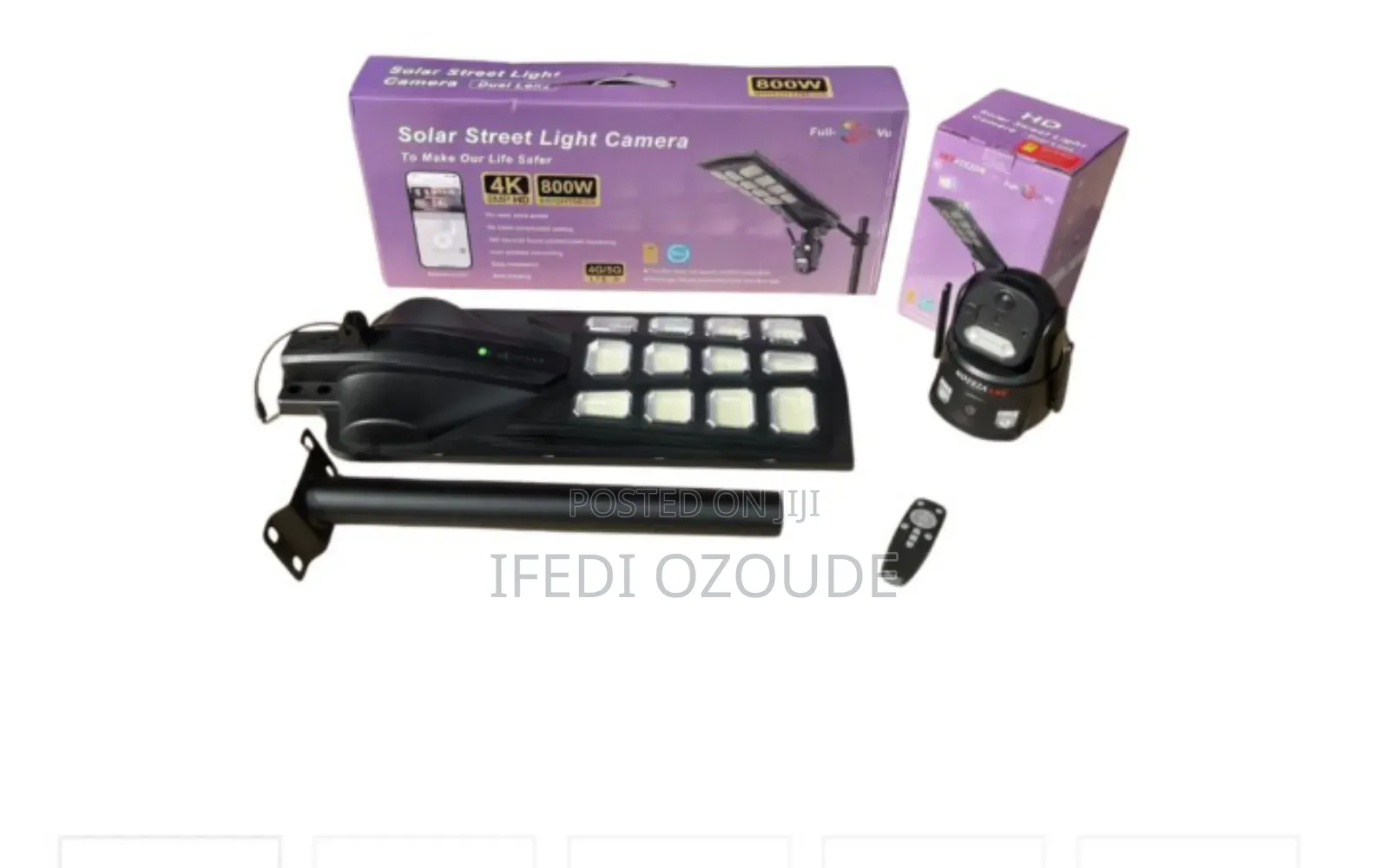 Ubox Double Lens 800watts Solar Street Camera