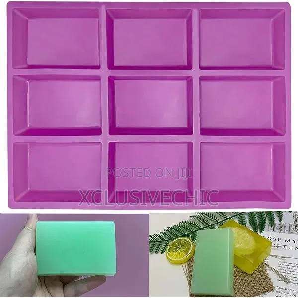 Silicone Soap Mold for Soap Making / Cake/ Chocolate Bar