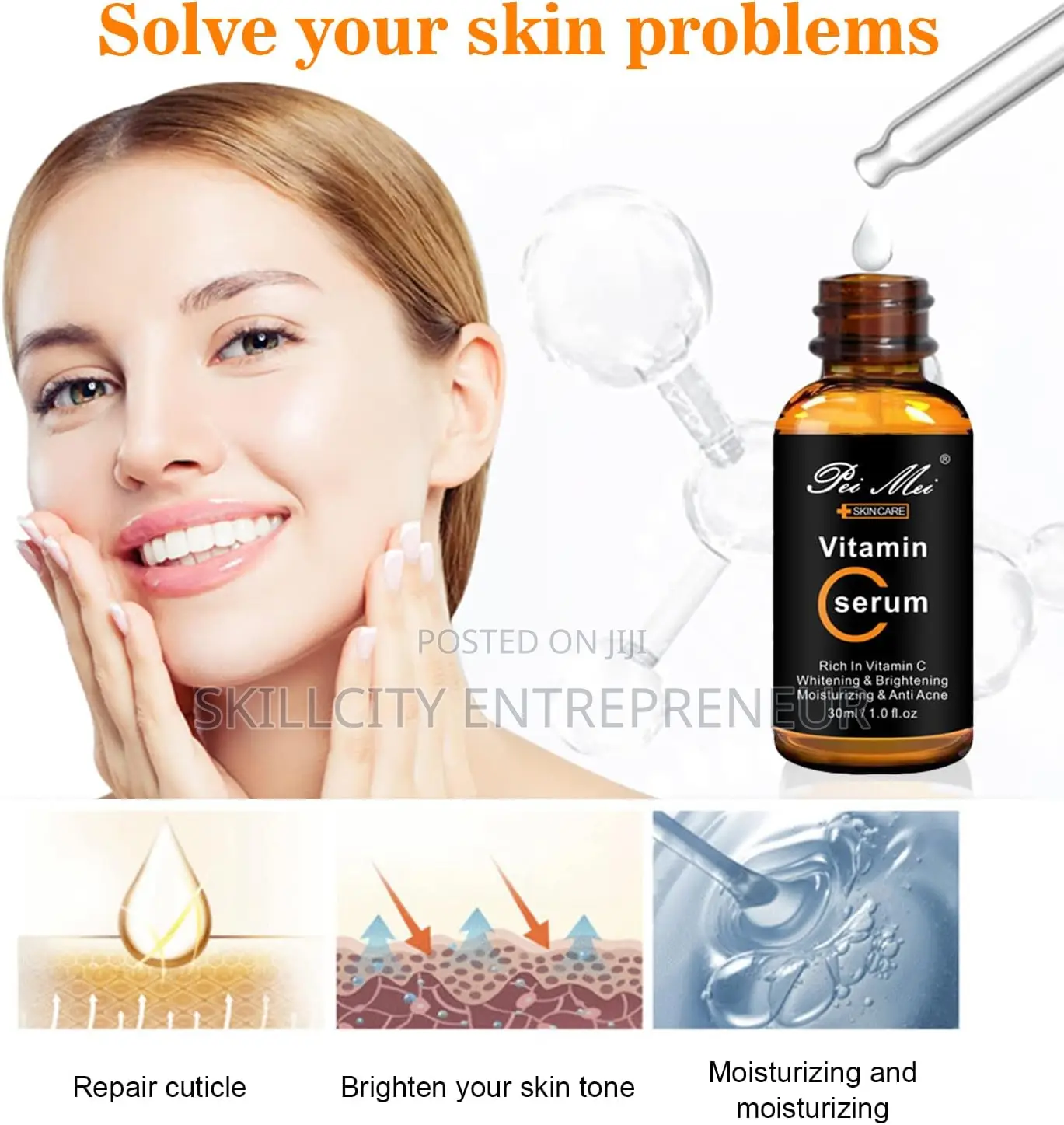 Pei Mei Vitamin C Serum Whitening Brightening Anti-Acne 30ml