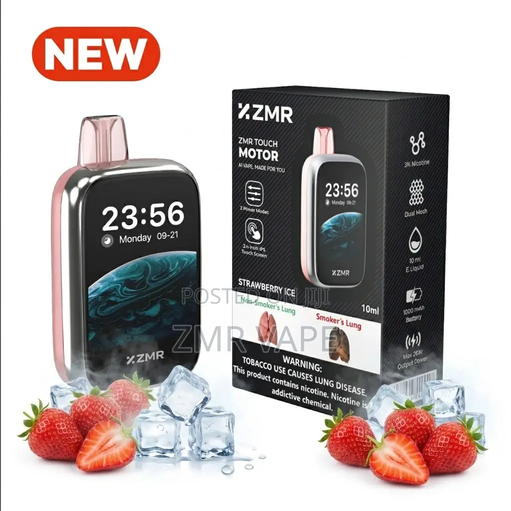 ZMR Vape – Strawberry Ice,30000puffs, Berry Chill, Swap Pods,Shisha