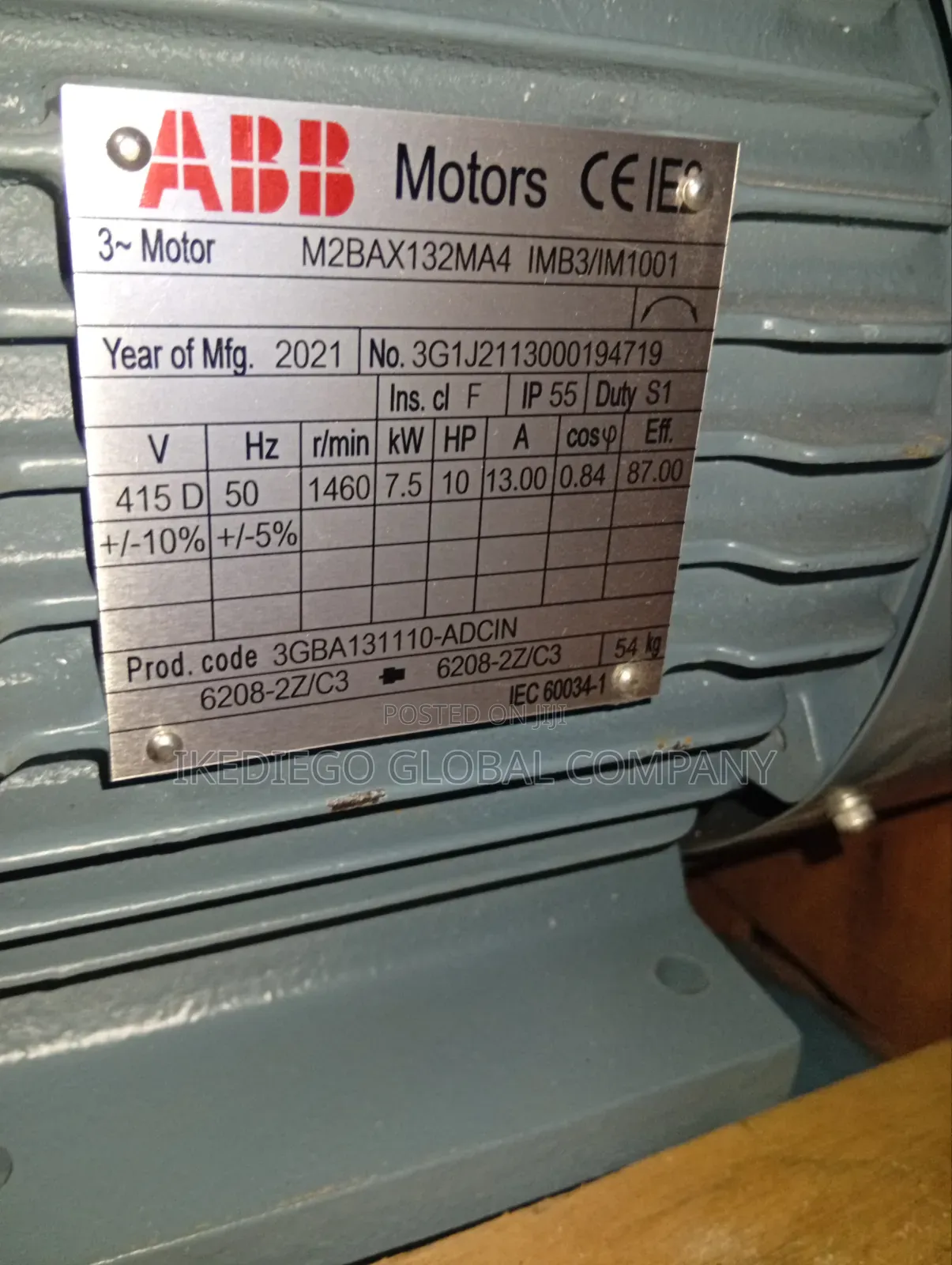 Brand New Abb Electric Motor