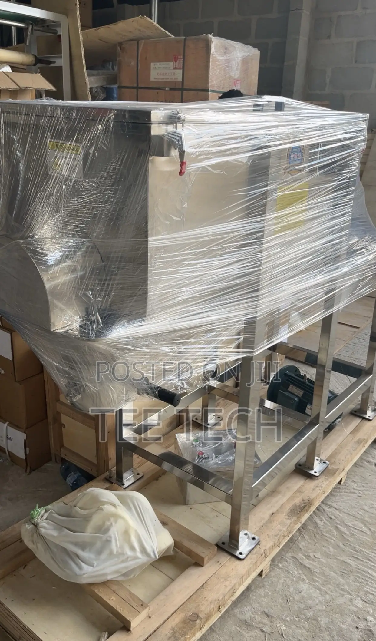 Stainless Industrial Mixer Powerful Ribbon Mixing Machine