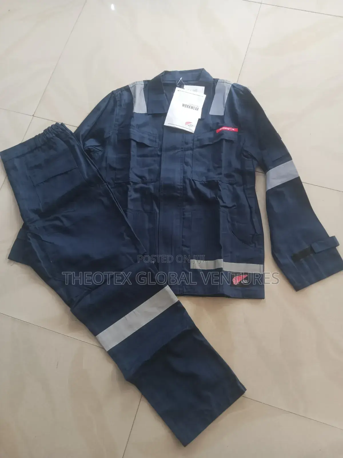 Redwings Up And Down Coverall Navy Blue