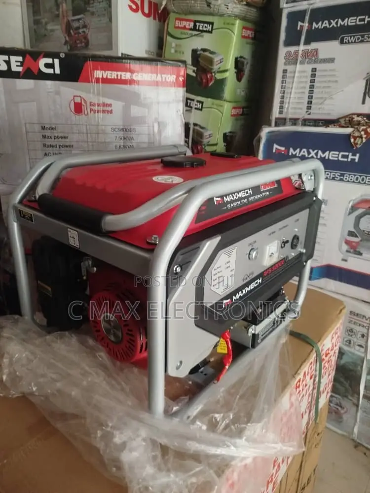 Maxmech 4.5kva Petrol Generator 100% Copper Coil