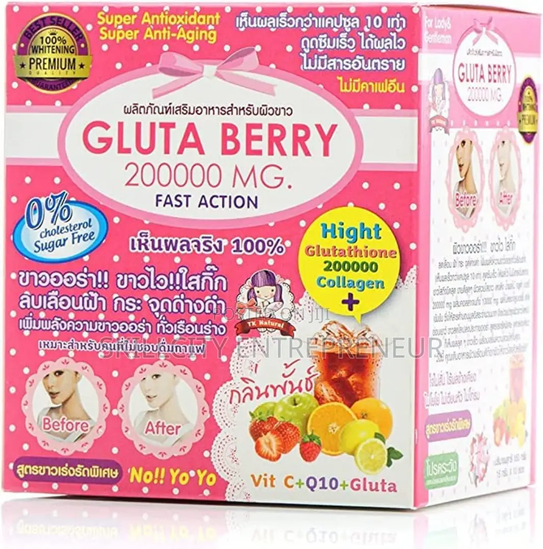 Gluta Berry Whitening Drink 200000mg
