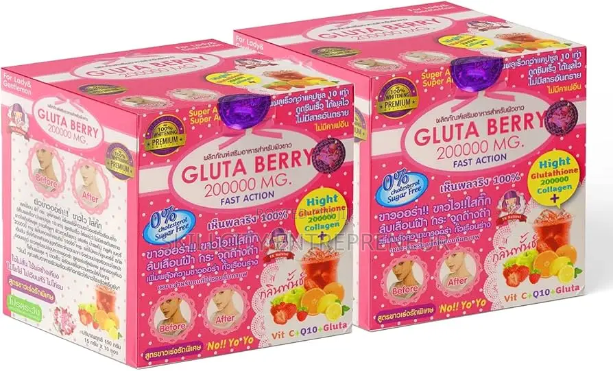 Gluta Berry Whitening Drink 200000mg