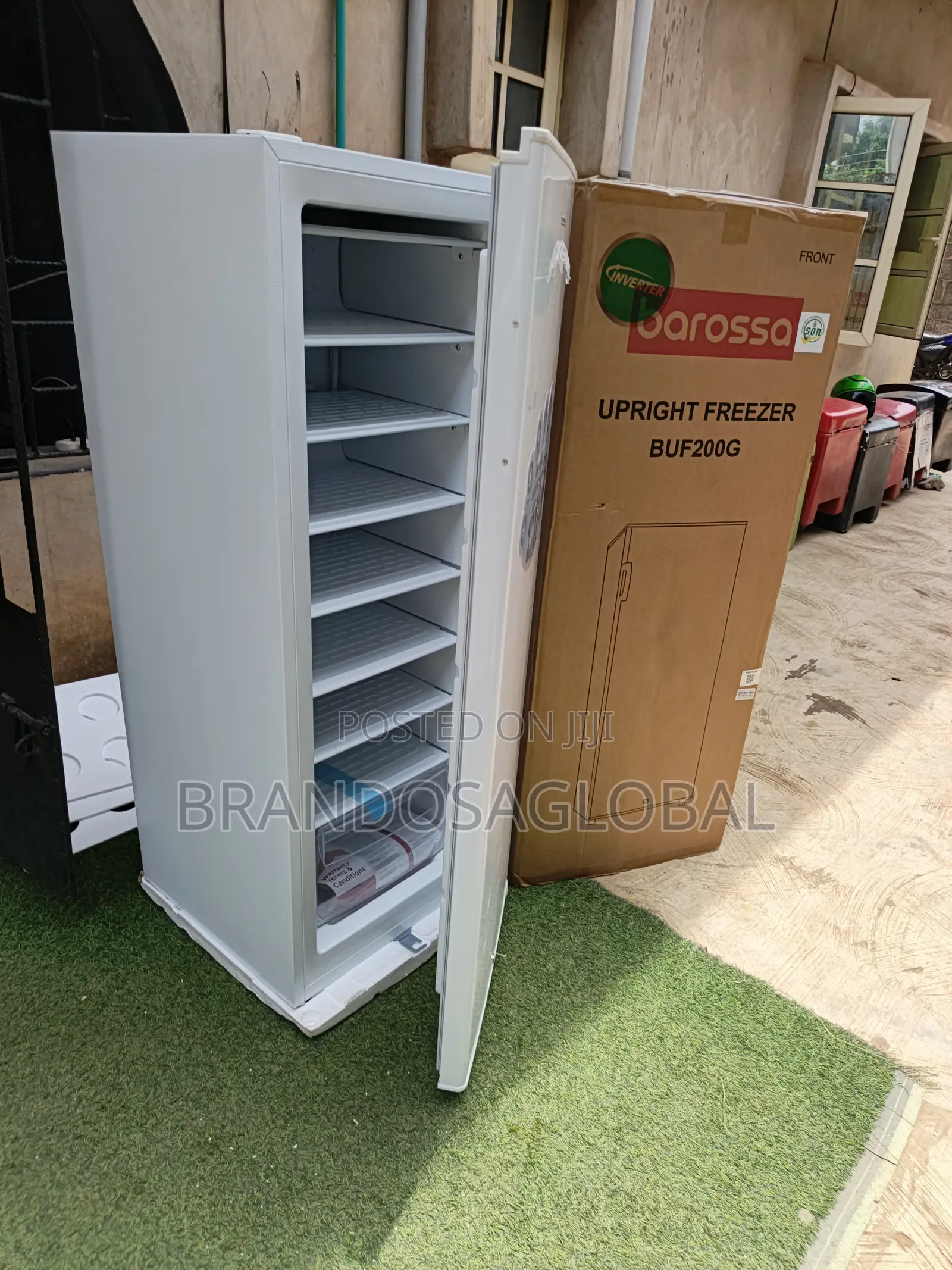 Barossa 200l Upright Freezer [Buf200g] – Household Freezer Appliance