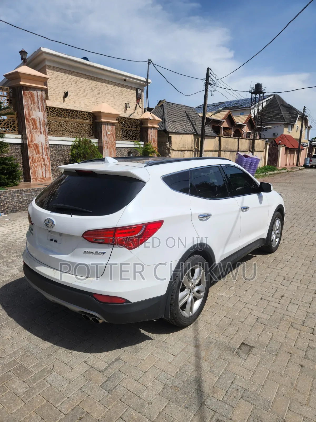Hyundai Santa Fe Limited 4dr SUV (3.3L 6cyl 6A) 2014 White